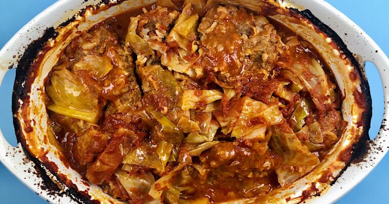 Braised Cabbage With Beef and Pork (Golumpki)