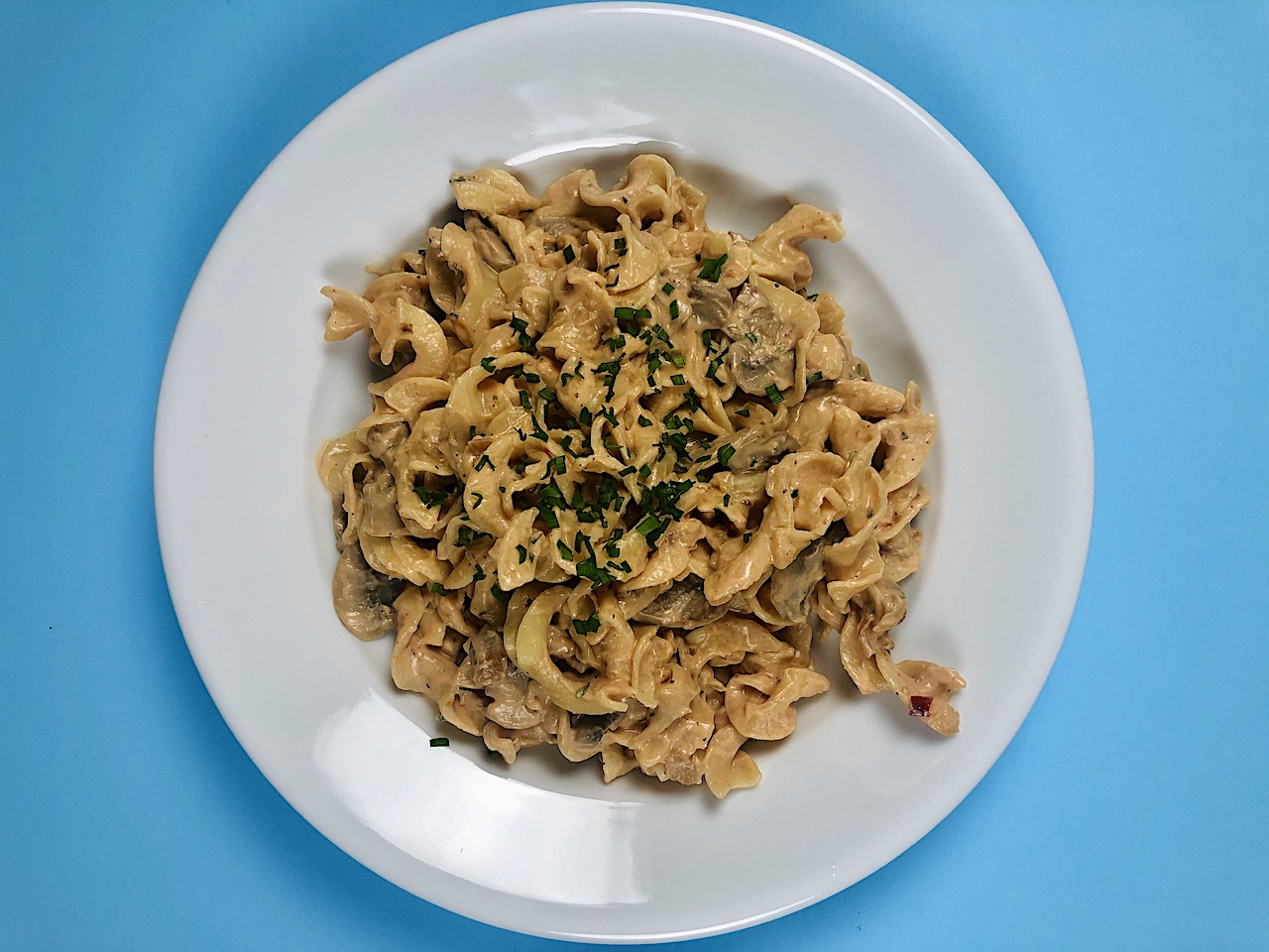 Creamy Mushroom Stroganoff