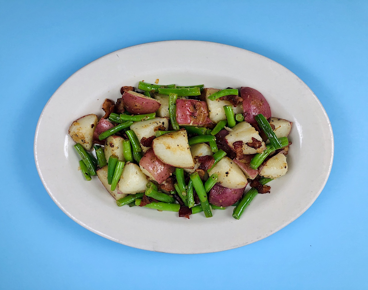 Green Beans, Potatoes, and Bacon