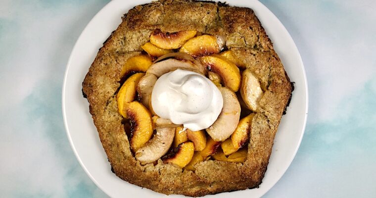 Rye Galette with Brown Butter Peaches