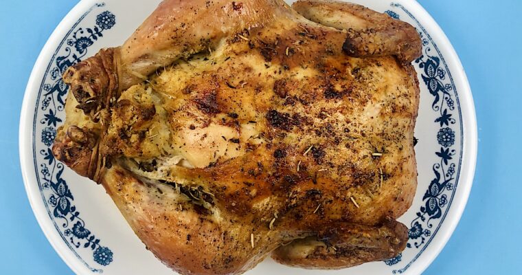 Perfectly Oven-Roasted Whole Chicken