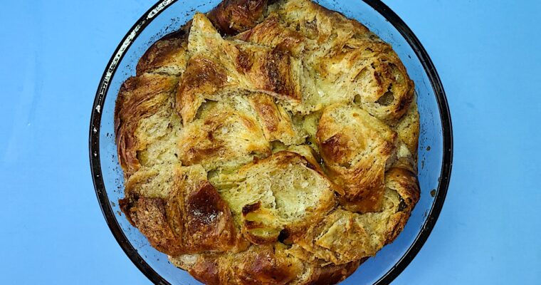 Mini Croissant Bread Pudding