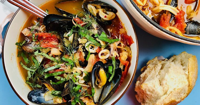 Cioppino, Italian Seafood Stew