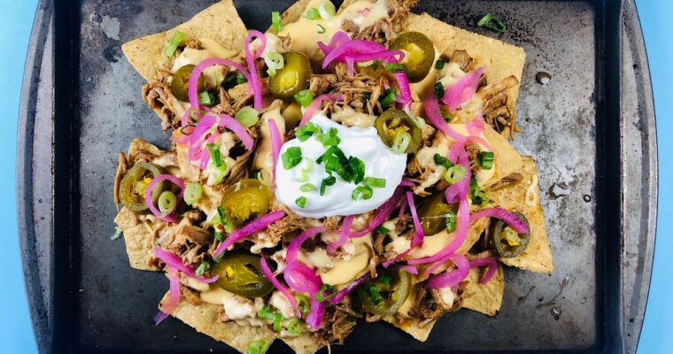 EZ Instant Pot Pulled Pork Nachos