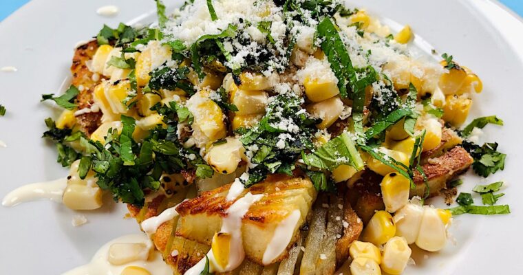 Street Corn-Style Accordion Potatoes